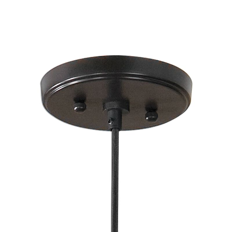 Uttermost Campester 1 Light Watered Glass Mini Pendant